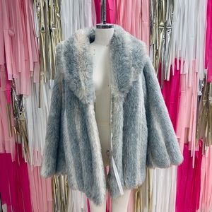 Realistic faux fur coat - vintage FF